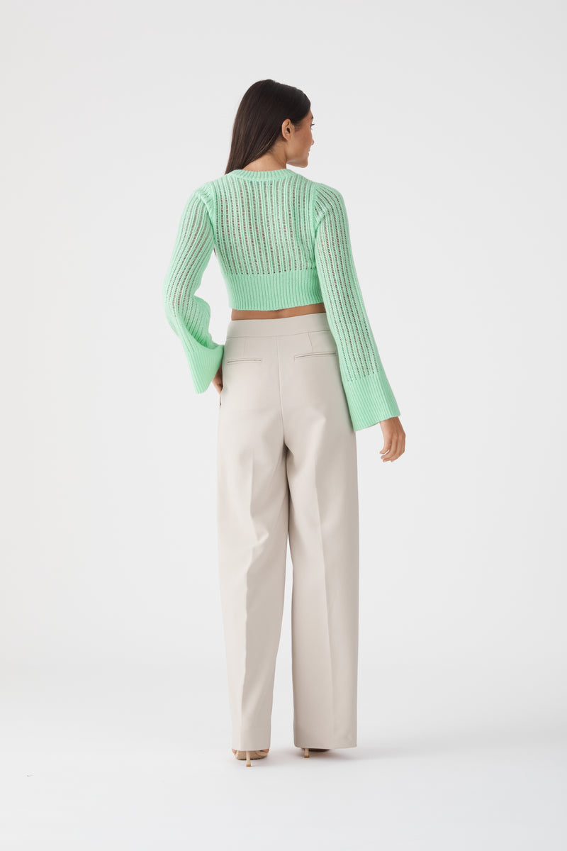 Lizette Crochet Knit Top