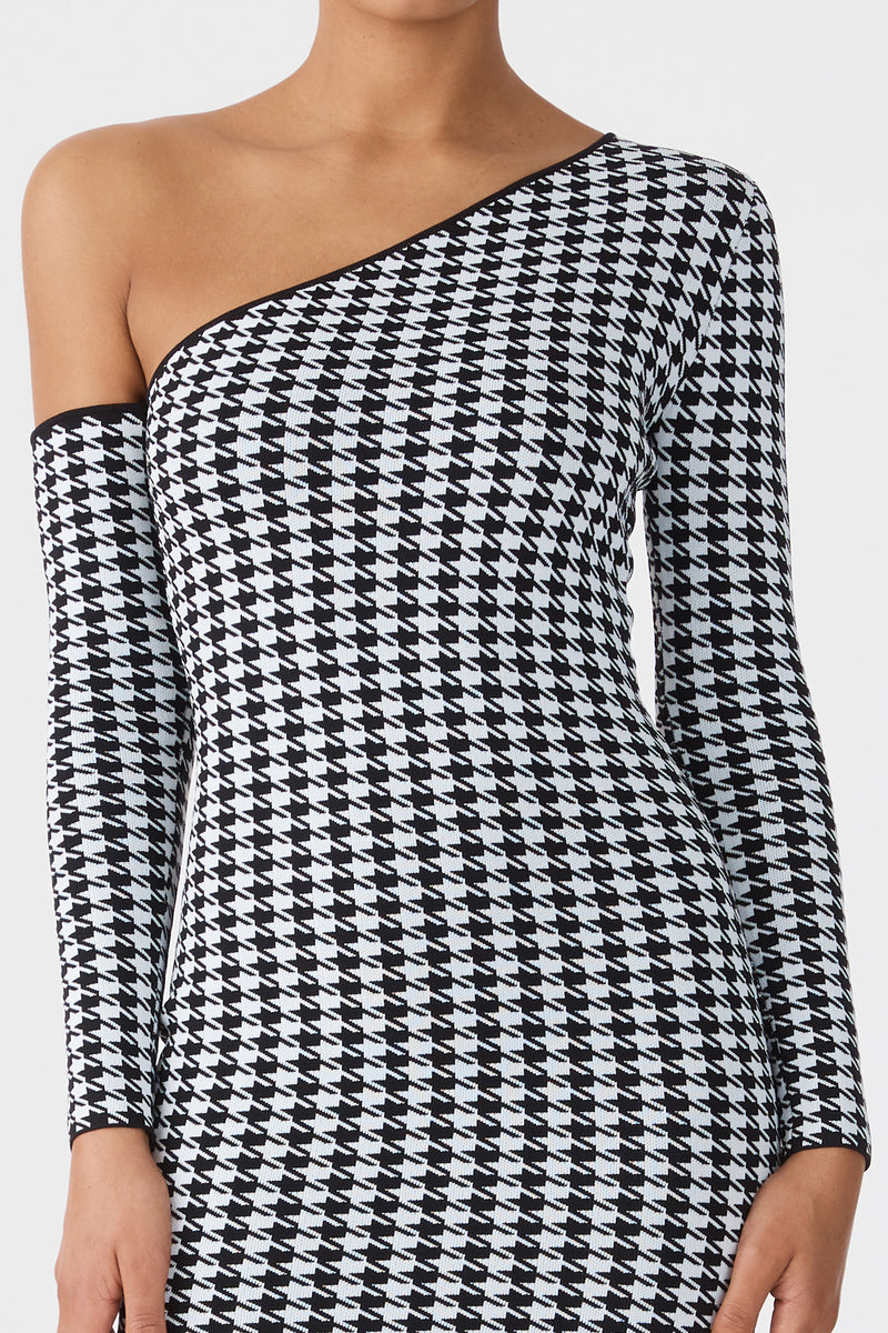 Erika Mini Dress Houndstooth