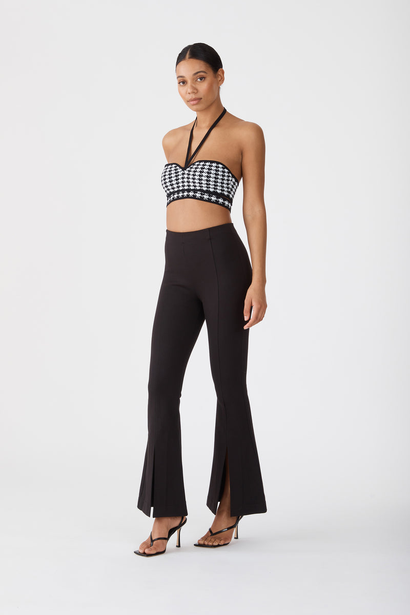 Fit & Flare High Waisted Pocket Pants in Black – GLOWco